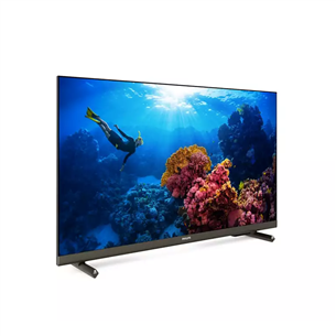 Philips PHS6808, 24", LED LCD, HD, боковые ножки, серый - Телевизор