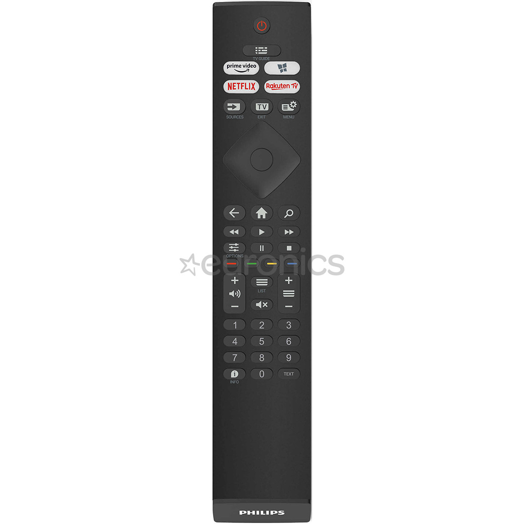 Philips PHS6808, 24", LED LCD, HD, боковые ножки, серый - Телевизор