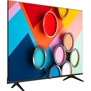 Hisense A6K, 75'', Ultra HD, LED LCD, боковые ножки, черный - Телевизор