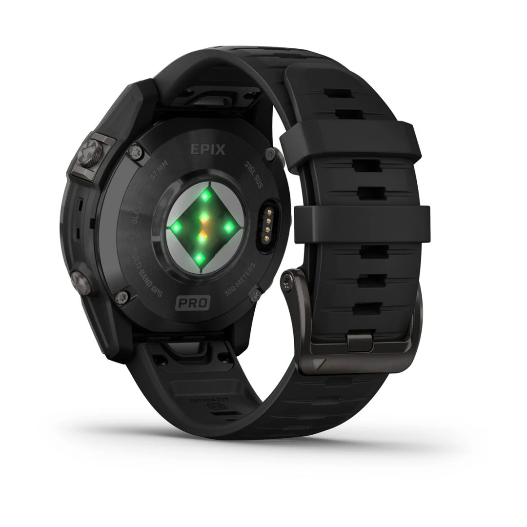 Garmin epix Pro (Gen 2), 47 мм, темно-серый/черный - Спортивные часы