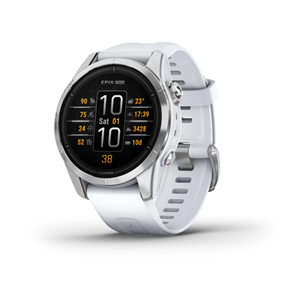 Garmin epix Pro (Gen 2), 42 mm, sudraba/balta - Viedpulkstenis