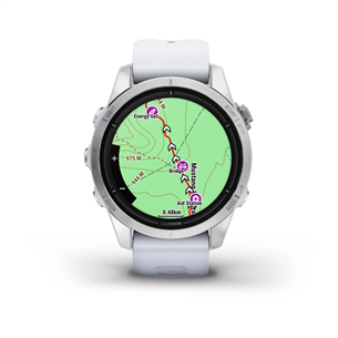 Garmin epix Pro (Gen 2), 42 mm, sudraba/balta - Viedpulkstenis