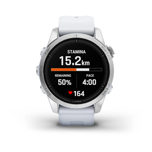 Garmin epix Pro (Gen 2), 42 mm, sudraba/balta - Viedpulkstenis