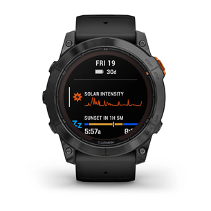 Garmin Fenix 7X Pro Solar, 51 мм, серый - Спортивные часы