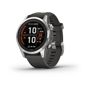 Garmin Fenix 7S Pro Solar, 42 мм, серый - Спортивные часы 010-02776-01