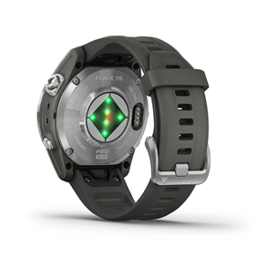 Garmin Fenix 7S Pro Solar, 42 mm, pelēka - Viedpulkstenis