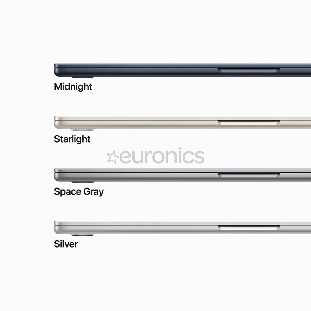 Apple MacBook Air 15" (2023), M2 8C/10C, 8 GB, 512 GB, SWE, space gray - Notebook