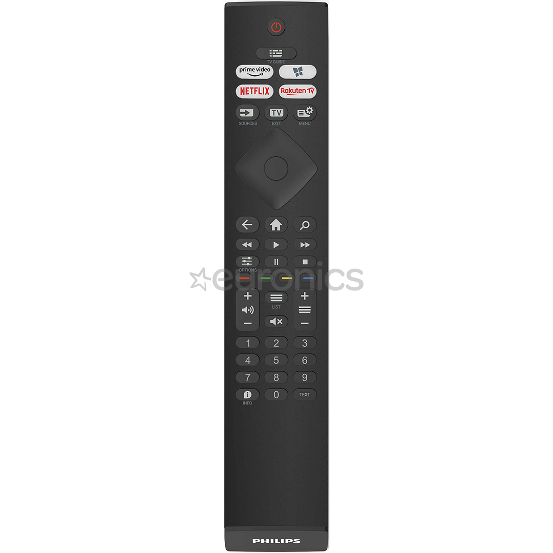 Philips 7608, 55", Ultra HD, LED LCD, feet stand, gray - TV