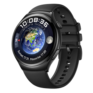 Huawei Watch 4, 46 mm, melna - Viedpulkstenis 55020AMN