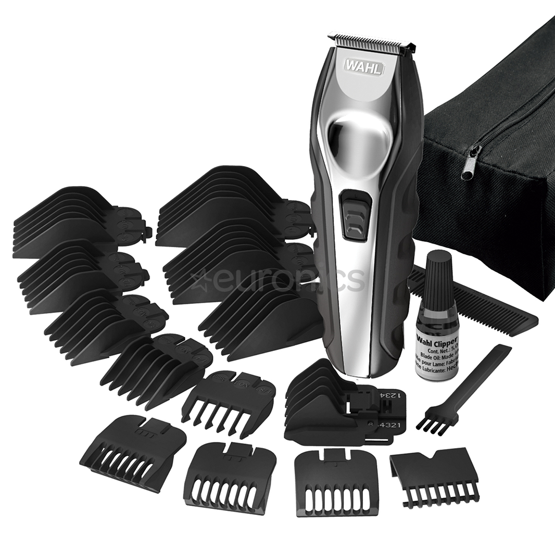 Wahl, Lithium-ion, melna/sudraba - Trimmeru komplekts