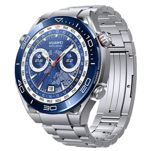 Huawei Watch Ultimate, 48,5 mm, sudraba - Viedpulkstenis 55020AGG