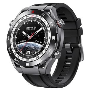 Huawei Watch Ultimate, 48,5 mm, melna - Viedpulkstenis 55020AGF