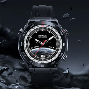 Huawei Watch Ultimate, 48,5 mm, melna - Viedpulkstenis