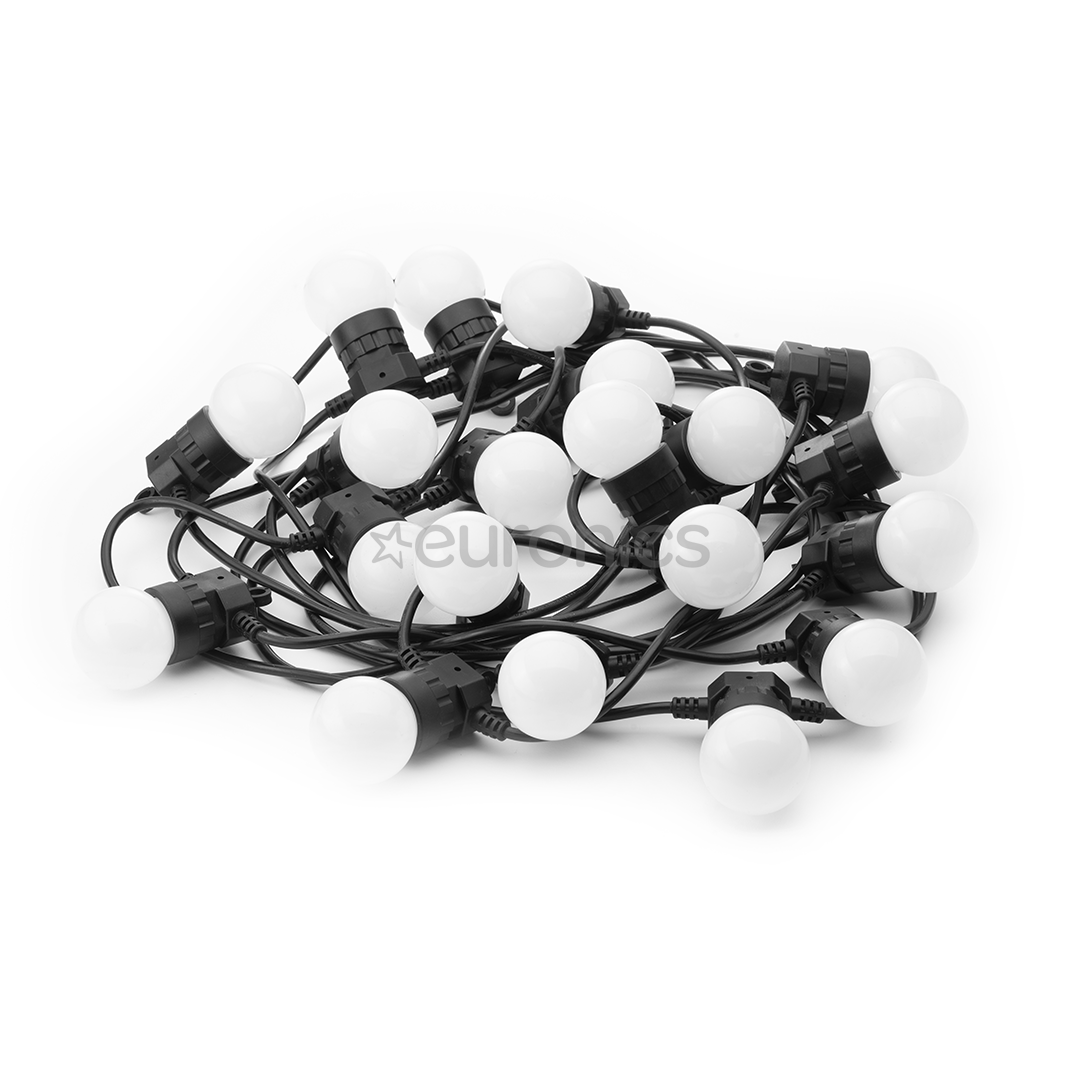 Twinkly Festoon Lights 40 RGB, 20 м, черный - Умная гирлянда