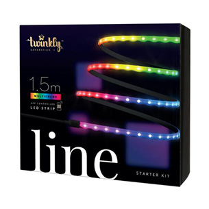 Twinkly Line Starter Kit, 1,5 m, melna - LED lenta