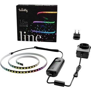 Twinkly Line Starter Kit, 1,5 m, melna - LED lenta