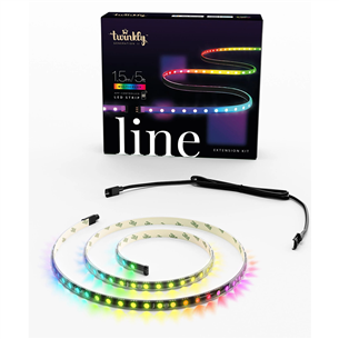 Twinkly Line Extension Kit, 1,5 m, melna - LED lenta
