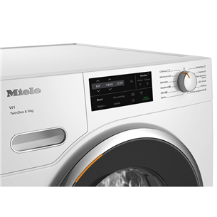 Miele TwinDos, 9 kg, dziļums 64.3 cm, 1400 apgr/min. - Veļas mazgājamā mašīna ar priekšējo ielādi