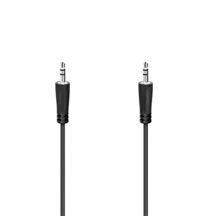 Hama Audio Cable, 3.5mm - 3.5mm, 3 m, melna - Vads 00205115