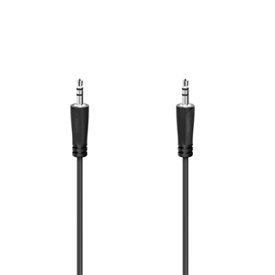 Hama Audio Cable, 3.5mm - 3.5mm, 3 m, black  - Cable