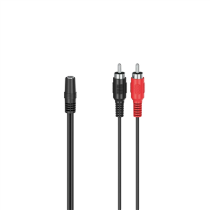 Hama  3,5 mm - RCA, black - Adapter