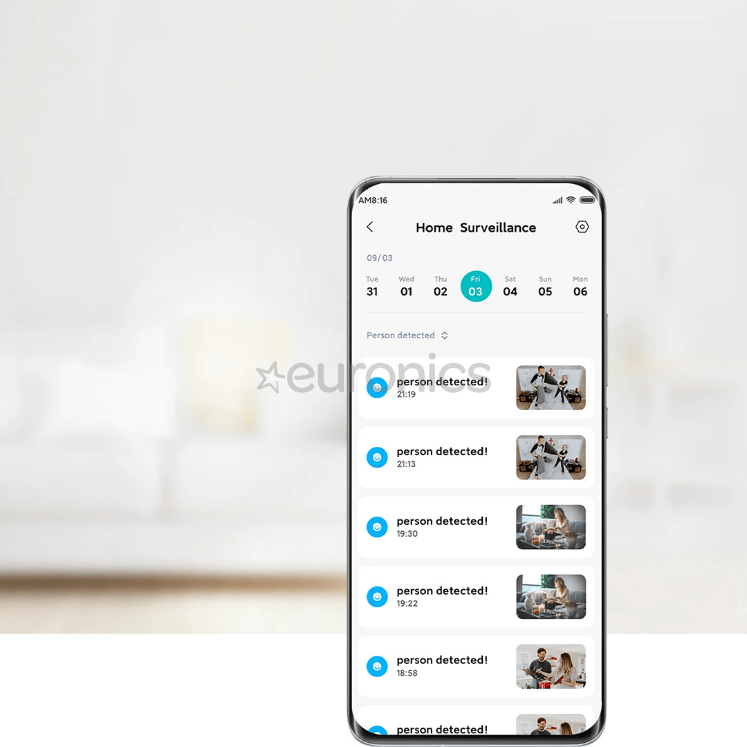 Xiaomi Smart Camera C300, 360°, WiFi, white - Security camera