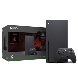 Microsoft Xbox Series X Diablo IV Bundle, 1 TB, melna - Spēļu konsole 196388125791