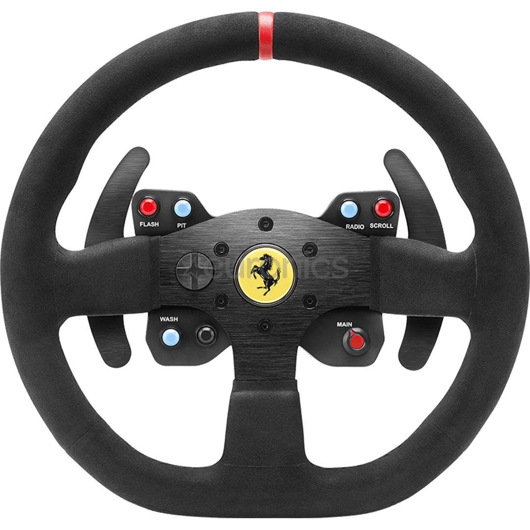Thrustmaster 599XX EVO 30 Wheel Add-On Alcantara Edition, melna - Spēļu kontrolieris stūre