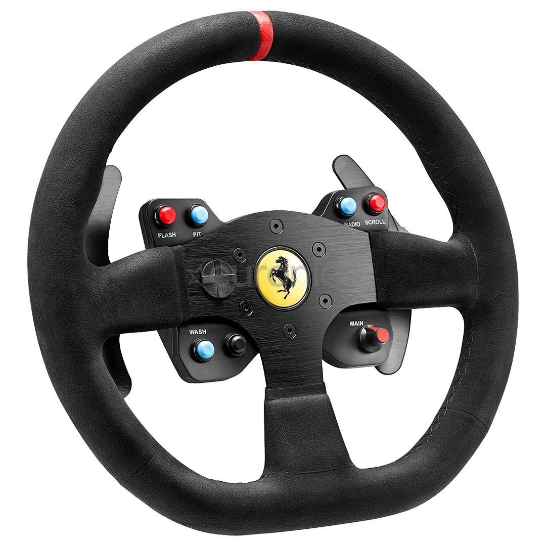 Thrustmaster 599XX EVO 30 Wheel Add-On Alcantara Edition, melna - Spēļu kontrolieris stūre