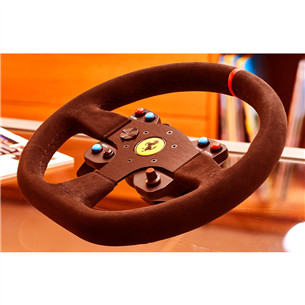 Thrustmaster 599XX EVO 30 Wheel Add-On Alcantara Edition, melna - Spēļu kontrolieris stūre