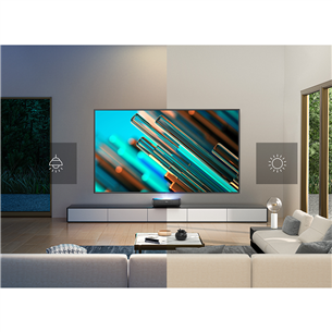 Hisense TriChroma Laser TV, 100'', 4K UHD, melna - Projektors