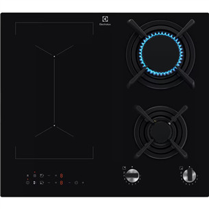 Electrolux, width 60 cm, black - Built-in Induction & Gas Hob KDI641723K