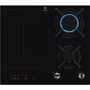 Electrolux, width 60 cm, black - Built-in Induction & Gas Hob