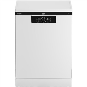 Beko, 15 komplekti, platums 60 cm, balta - Trauku mazgājamā mašīna BDFN26530W