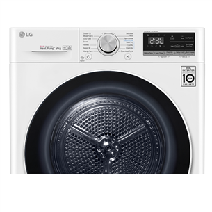 LG, Heat pump, 9 kg, depth 66 cm - Clothes dryer