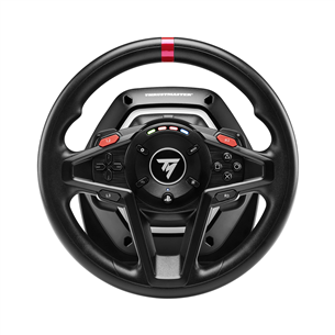 Thrustmaster T-128, PC, PS4, PS5, melna - Spēļu kontrolieris stūre