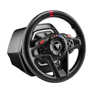 Thrustmaster T-128, PC, PS4, PS5, melna - Spēļu kontrolieris stūre