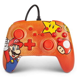 PowerA Enhanced for Nintendo Switch, Mario Vintage - Kontrolieris 617885024450