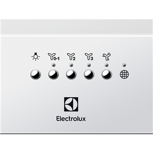 Electrolux 700 Group, 600 m³/h, width 54 cm, white - Built-in Cooker Hood