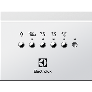 Electrolux 700 Group, 600 m³/h, platums 54 cm, balta - Iebūvējams tvaika nosūcējs