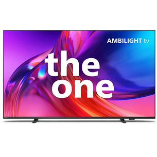 Philips The One 8518, 43", LED LCD, Ultra HD, боковые ножки, серый - Телевизор