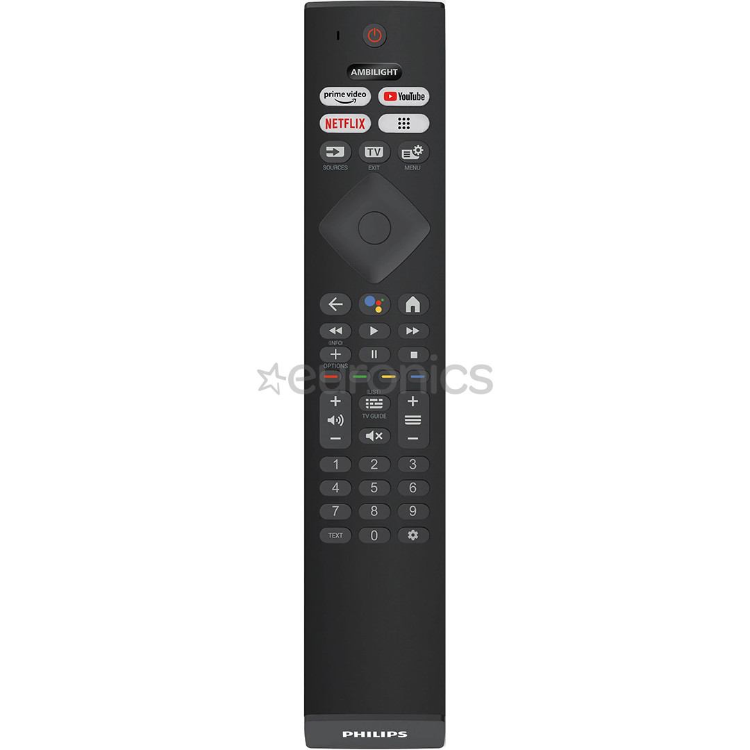 Philips The One 8818, 43", LED LCD, Ultra HD, center stand, gray - TV