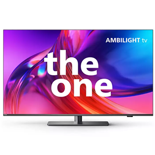 Philips The One 8818, 50", LED LCD, Ultra HD, центральная подставка, серый - Телевизор