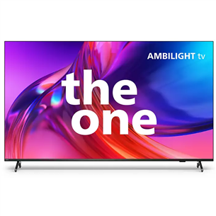 Philips The One 8818, 75", LED LCD, Ultra HD, sānu statīvs, pelēka - Televizors