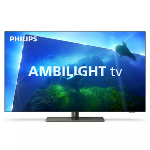 Philips OLED818, 48", OLED, Ultra HD, centra statīvs, pelēka - Televizors