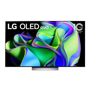 LG OLED evo C3, 77'', Ultra HD, OLED, centra statīvs, pelēka - Televizors