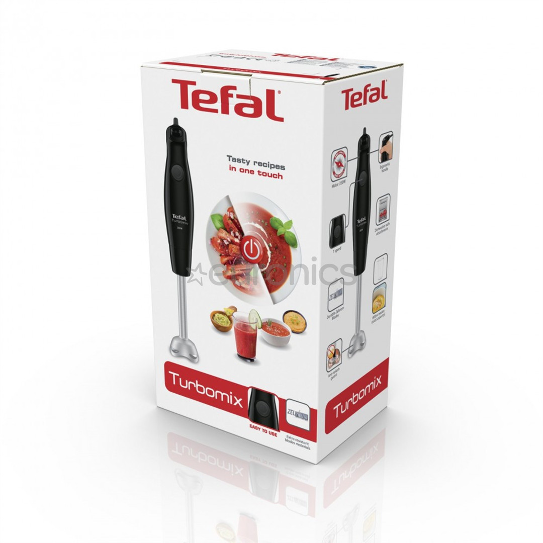 Tefal HBL Turbomix Relift, 350 W, melna - Rokas blenderis
