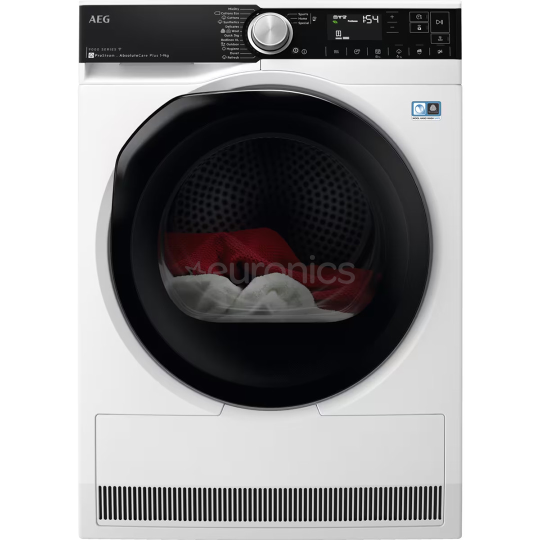 AEG AbsoluteCare Plus 9000, 9 kg, depth 63,8 cm - Clothes dryer