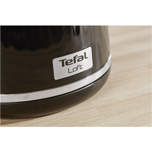 Tefal Loft, 1.7 L, melna - Tējkanna