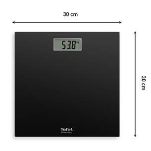 Tefal Premiss, до 150 кг, черный - Напольные весы